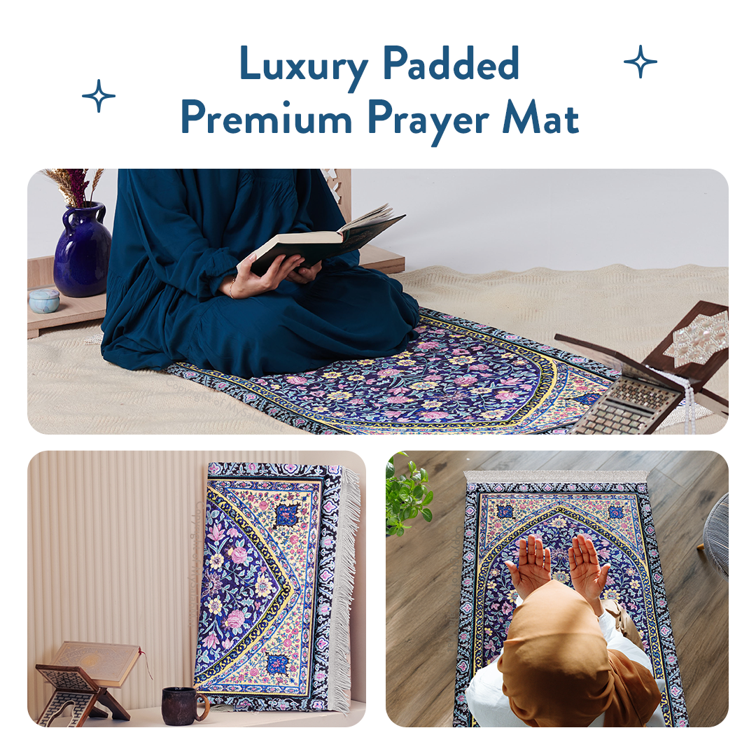 Royal Blossoms Padded Prayer Mat