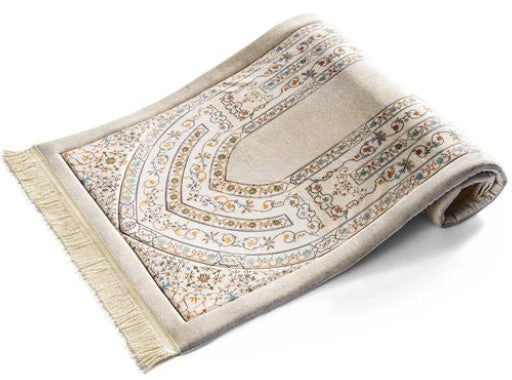 Adult Premium Padded Prayer Mat | Antique Indian Arch Design