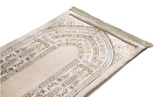 Adult Premium Padded Prayer Mat | Antique Indian Arch Design