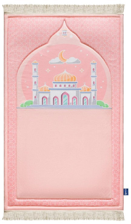 Padded Kids Prayer Mat | Blush Pink Design