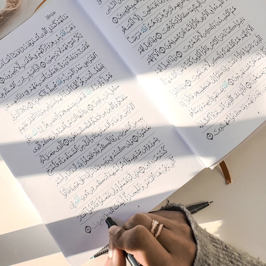 Quran Trace - White (Jannah Edition) Medina Uthmani Traceable Quran
