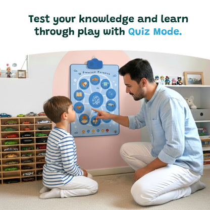 10 Promised Paradise Interactive Islamic Wall Art | Audio Learning Mat