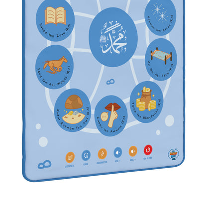 10 Promised Paradise Interactive Islamic Wall Art | Audio Learning Mat