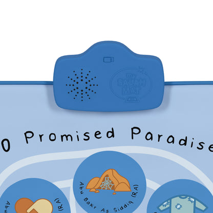 10 Promised Paradise Interactive Islamic Wall Art | Audio Learning Mat