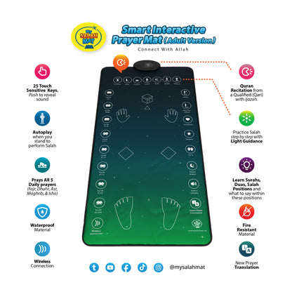 My Salah Mat Smart Interactive Prayer Mat | Adult & Revert Version