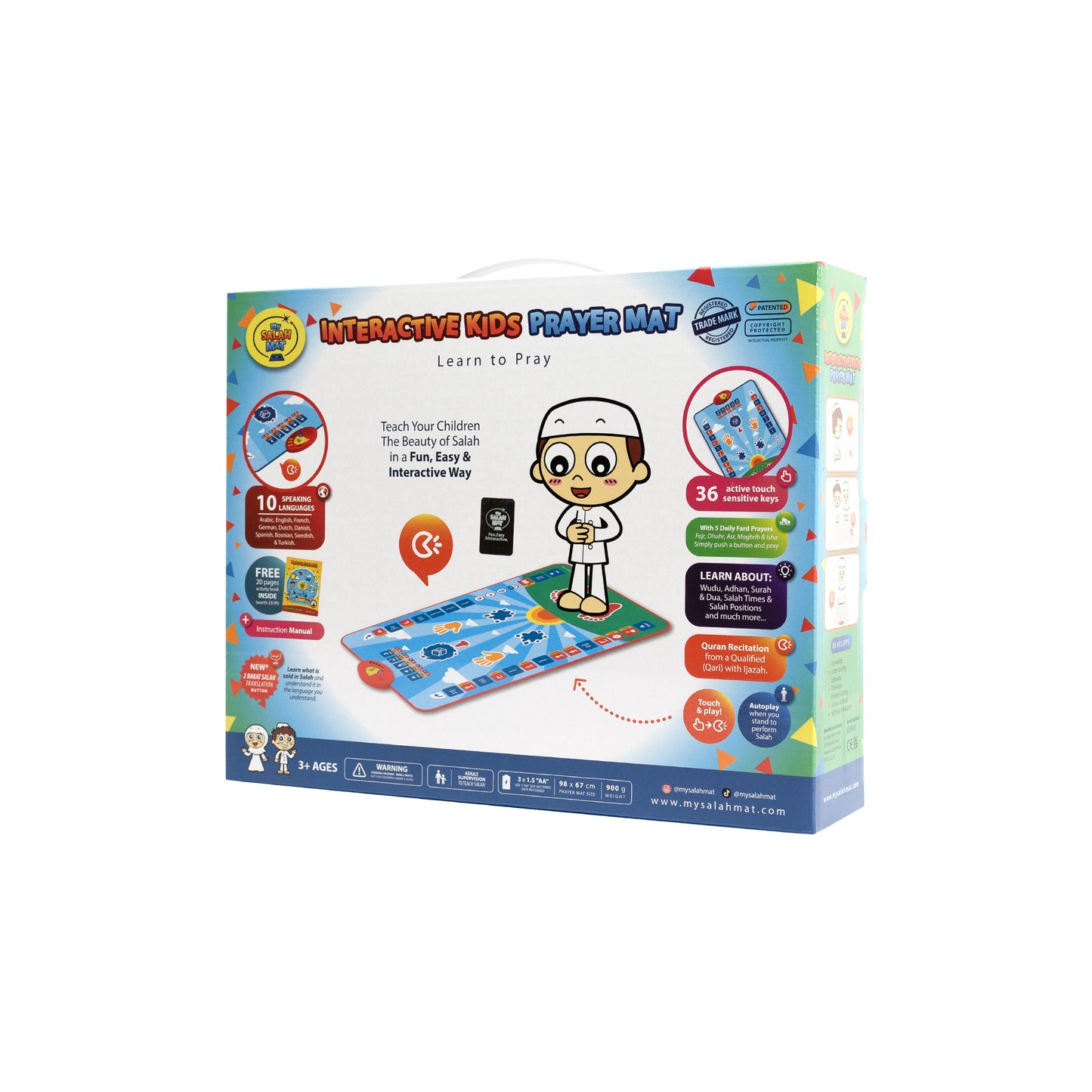 My Salah Mat Smart Interactive Kids Prayer Mat | With Salah Translation