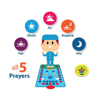 My Salah Mat Smart Interactive Kids Prayer Mat | With Salah Translation