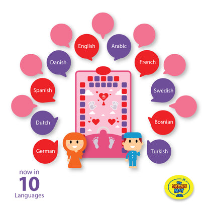 My Salah Mat Smart Interactive Kids Prayer Mat | Pink Version with Salah Translation