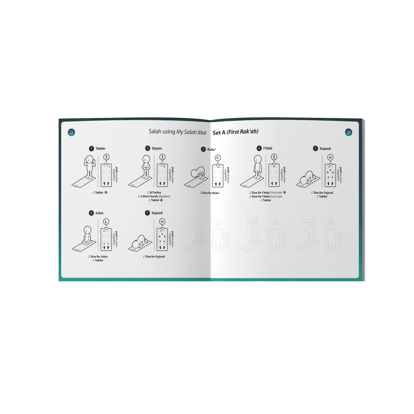 My Salah Mat Smart Interactive Prayer Mat | Adult & Revert Version