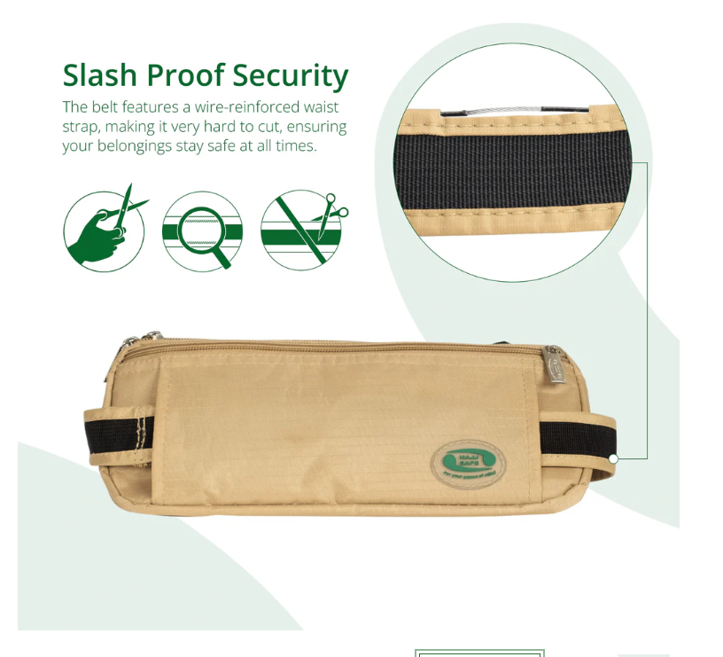 Anti-Theft Waist Bag And Ihram Belt for Hajj & Umrah