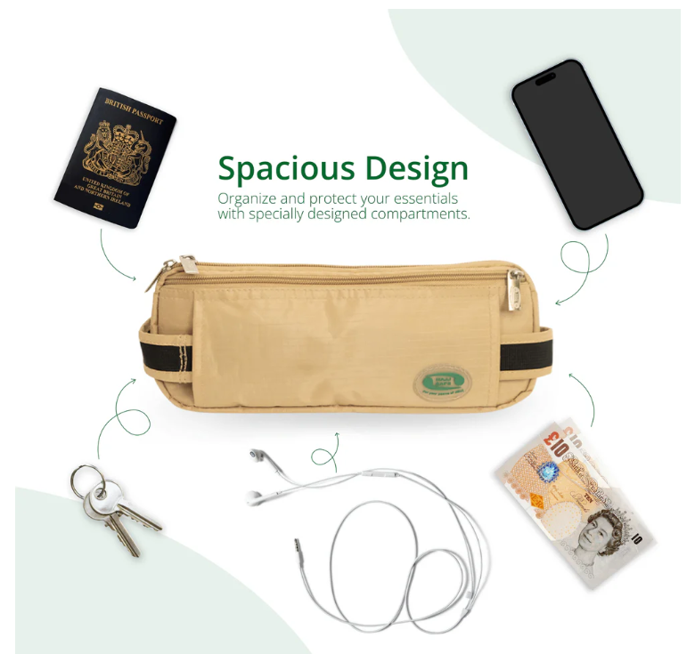 Anti-Theft Waist Bag And Ihram Belt for Hajj & Umrah