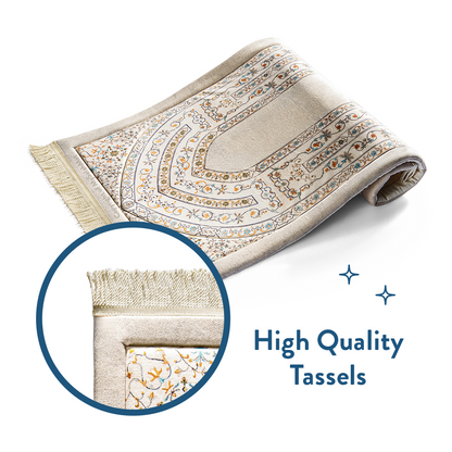 Adult Premium Padded Prayer Mat | Antique Indian Arch Design