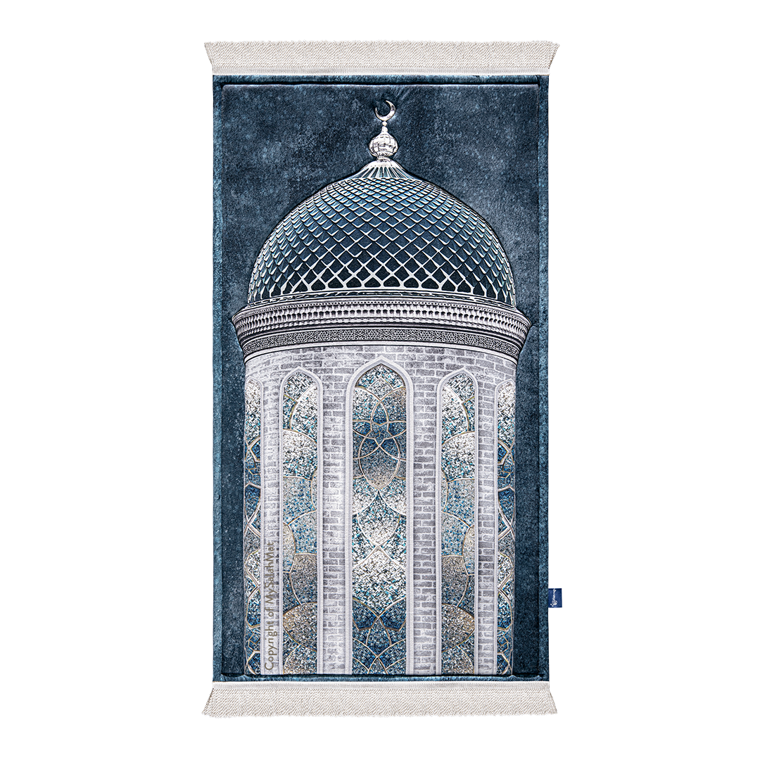 Crystal Dome Design Padded Prayer Mat