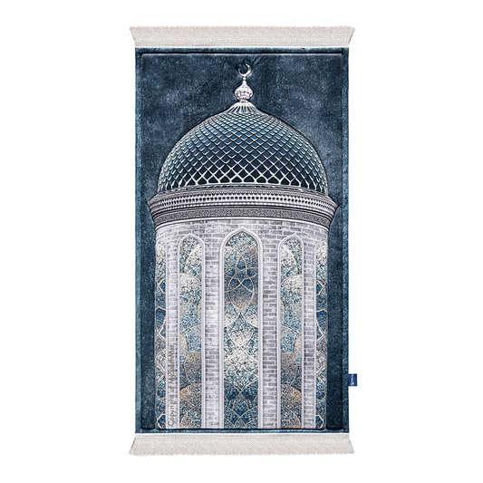 Crystal Dome Design Padded Prayer Mat