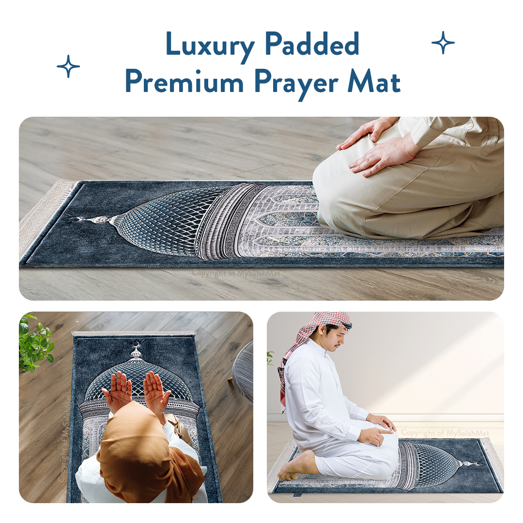 Crystal Dome Design Padded Prayer Mat