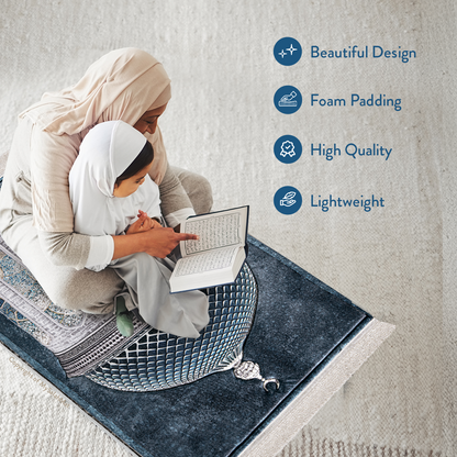 Crystal Dome Design Padded Prayer Mat