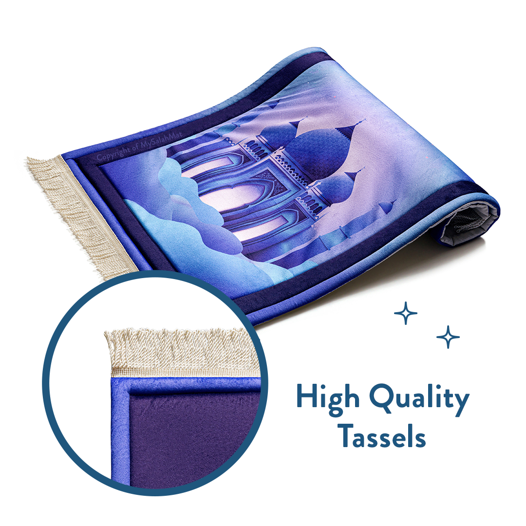 Kids Premium Padded Prayer Mat | Twilight Masjid Design