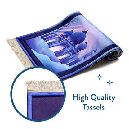 Kids Premium Padded Prayer Mat | Twilight Masjid Design
