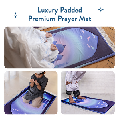 Kids Premium Padded Prayer Mat | Twilight Masjid Design