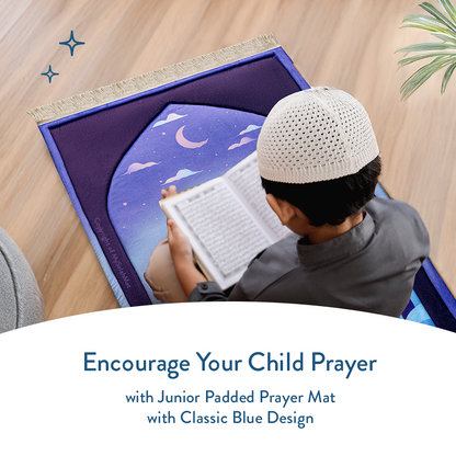 Kids Premium Padded Prayer Mat | Twilight Masjid Design