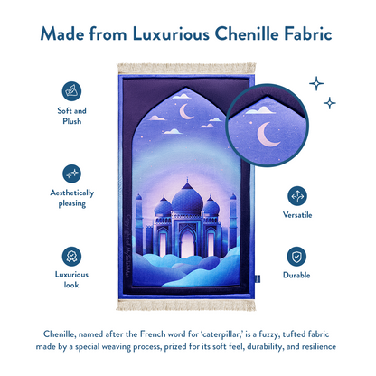 Kids Premium Padded Prayer Mat | Twilight Masjid Design