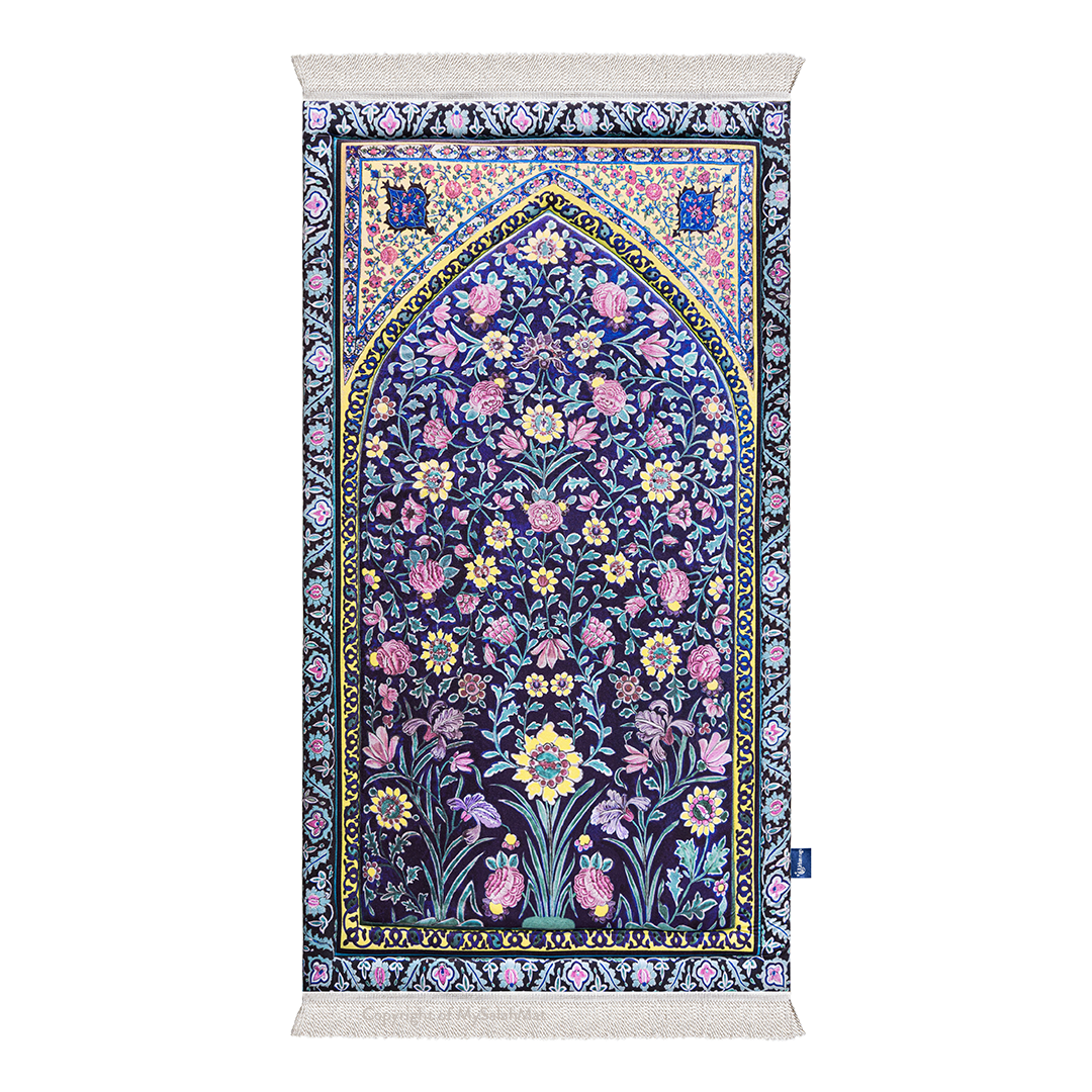 Royal Blossoms Padded Prayer Mat