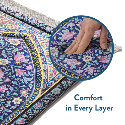 Royal Blossoms Padded Prayer Mat