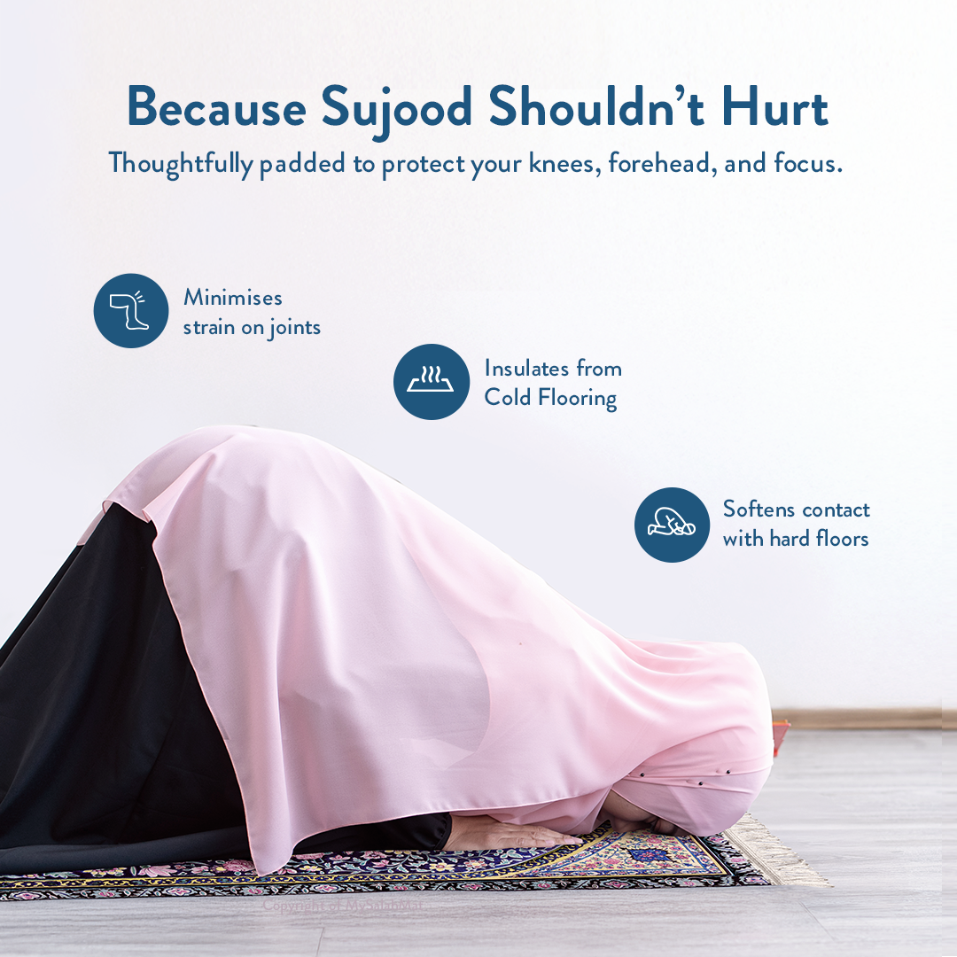 Royal Blossoms Padded Prayer Mat