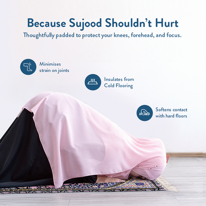 Royal Blossoms Padded Prayer Mat