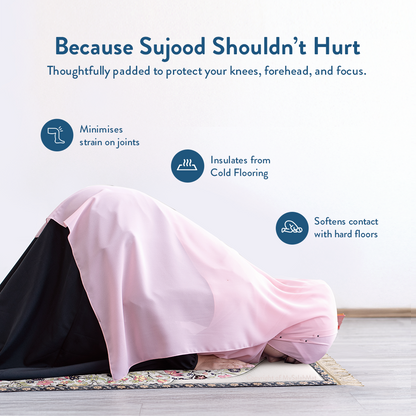 Adult Premium Padded Prayer Mat | Spring Blossoms Design