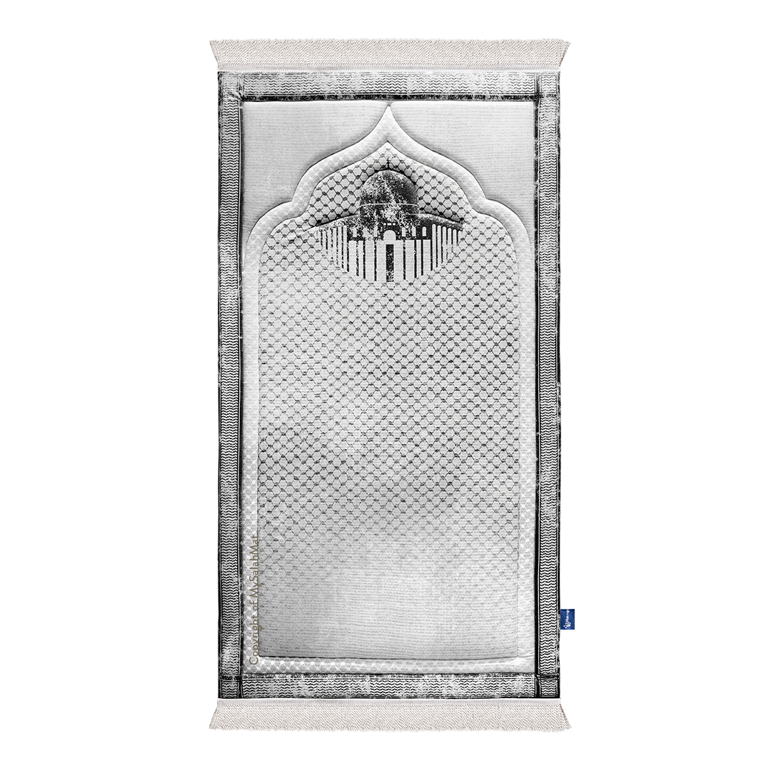 Kufiya Inspired Premium Padded Prayer Mat