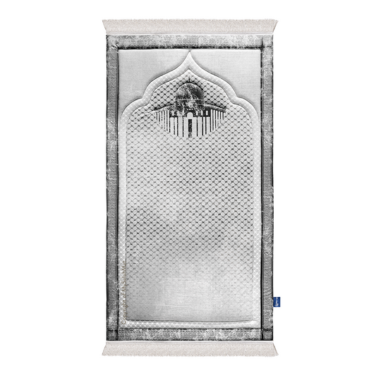 Kufiya Inspired Premium Padded Prayer Mat