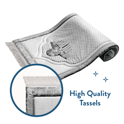 Kufiya Inspired Premium Padded Prayer Mat