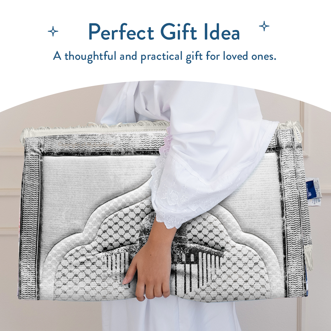 Kufiya Inspired Premium Padded Prayer Mat