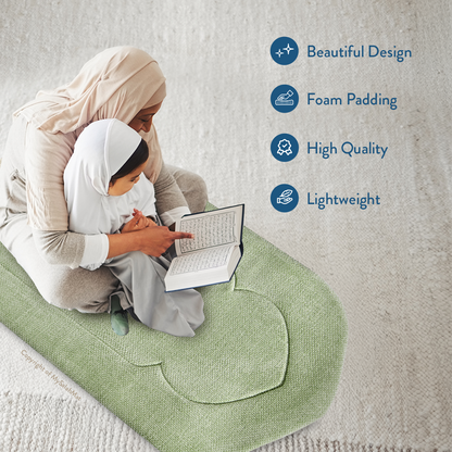  Premium Luxury Sage Arch Padded Prayer Mat 