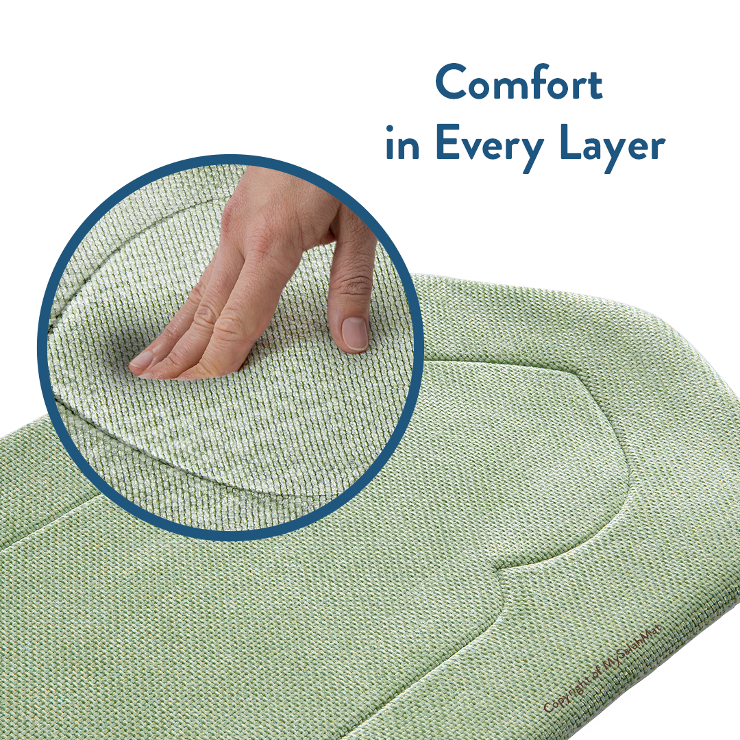  Premium Luxury Sage Arch Padded Prayer Mat 