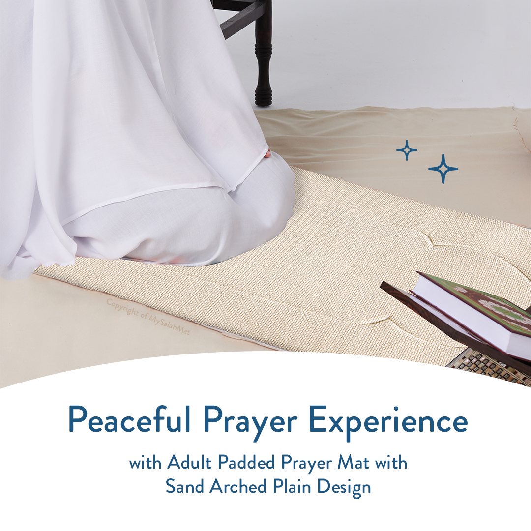 Adult Luxury Sand Arch  Prayer Mat 