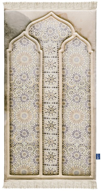 Adult Premium Padded Prayer Mat | Moroccan Mosaic Design