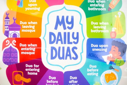 My Daily Duas Interactive Talking Poster | Learn Everyday Duas for Kids