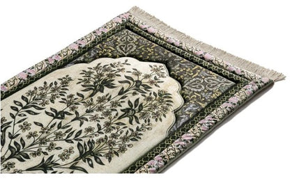 Adult Premium Padded Prayer Mat | Vintage Botanical Design