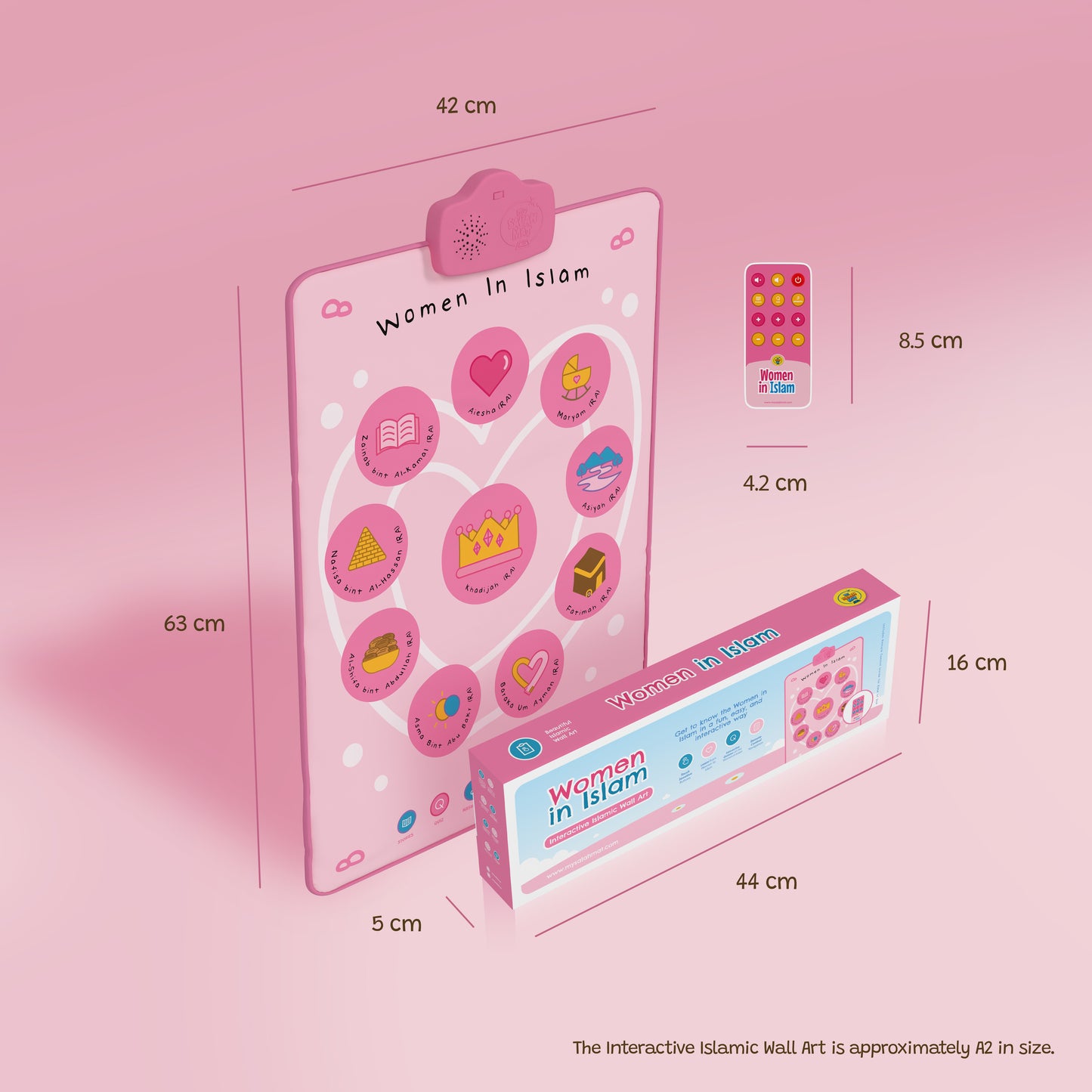 Women in Islam Interactive Wall Art | Audio Learning Mat