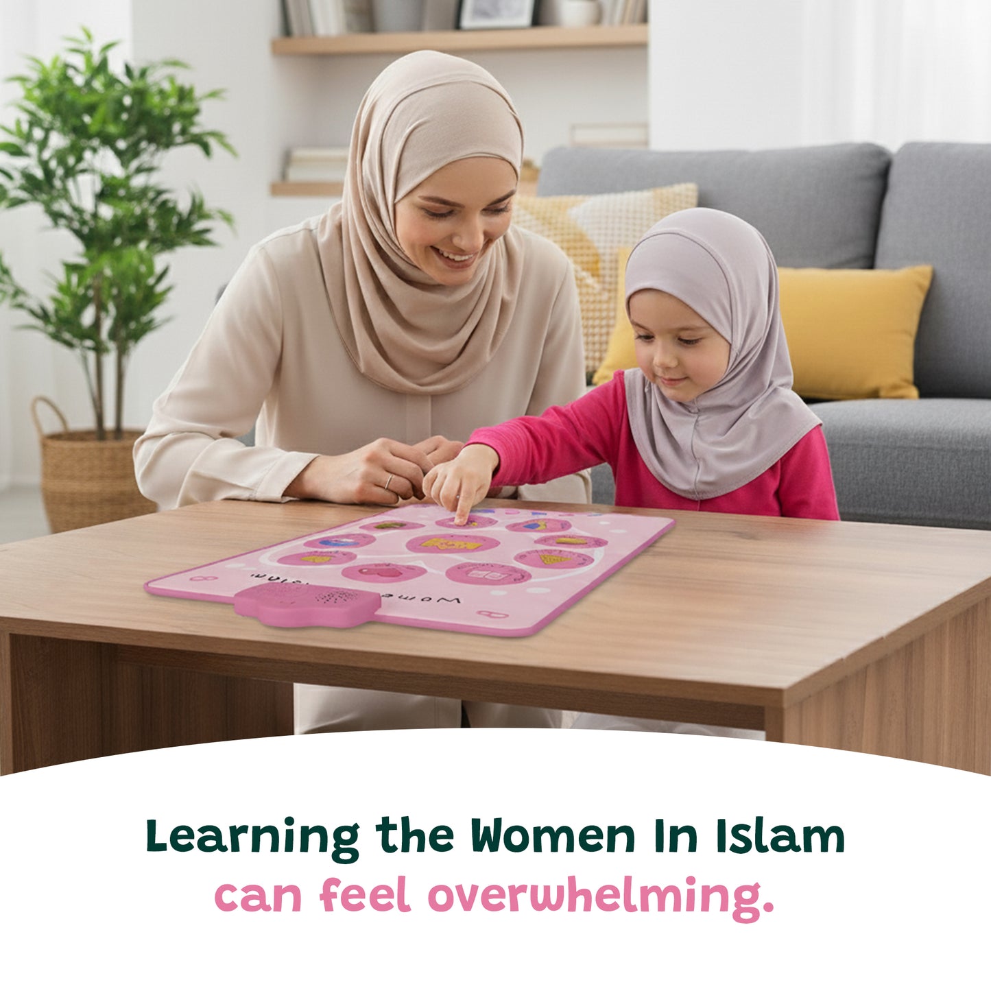 Women in Islam Interactive Wall Art | Audio Learning Mat