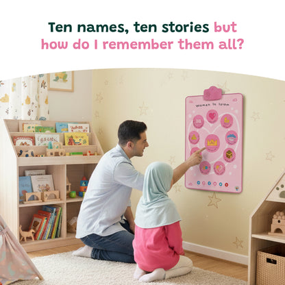 Women in Islam Interactive Wall Art | Audio Learning Mat