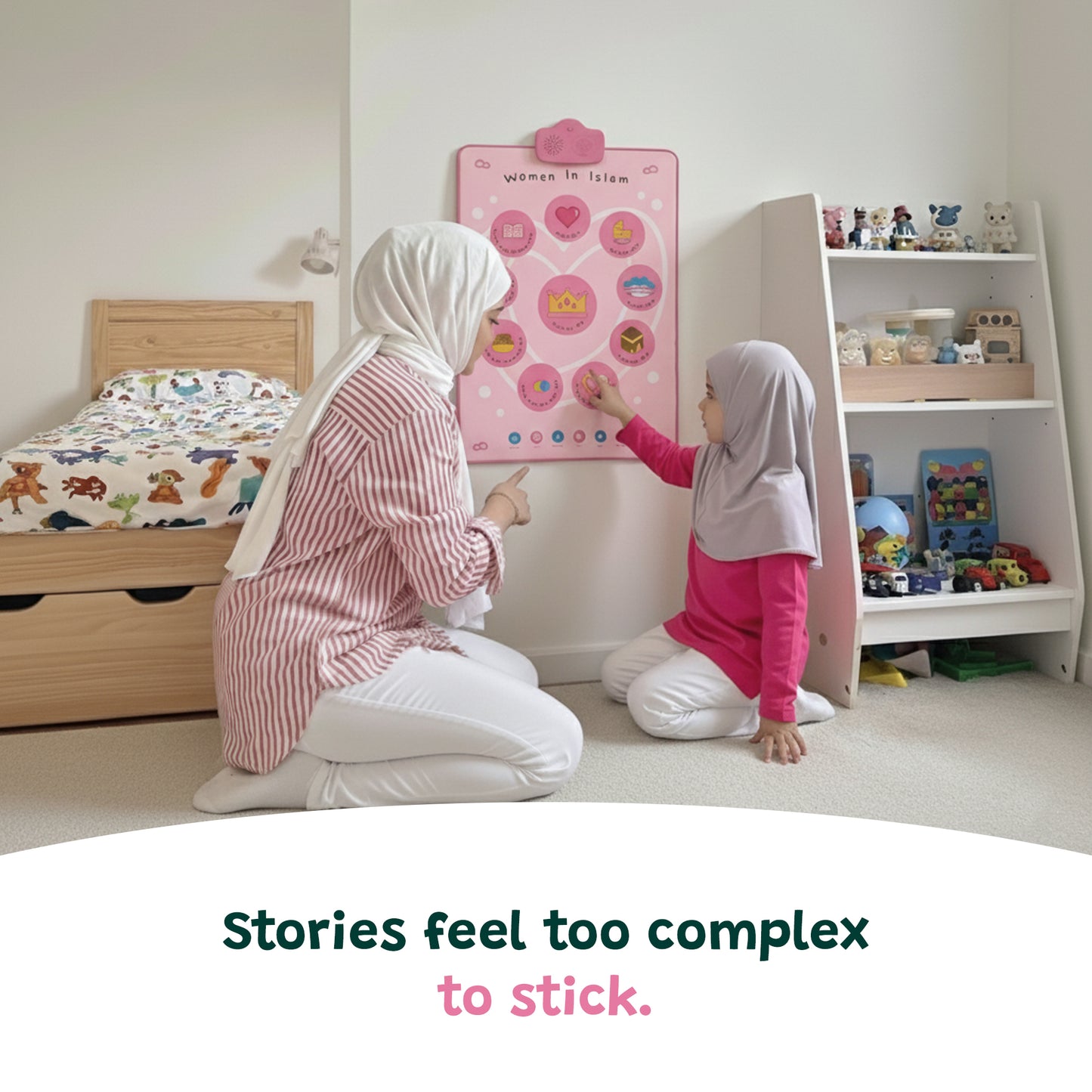 Women in Islam Interactive Wall Art | Audio Learning Mat