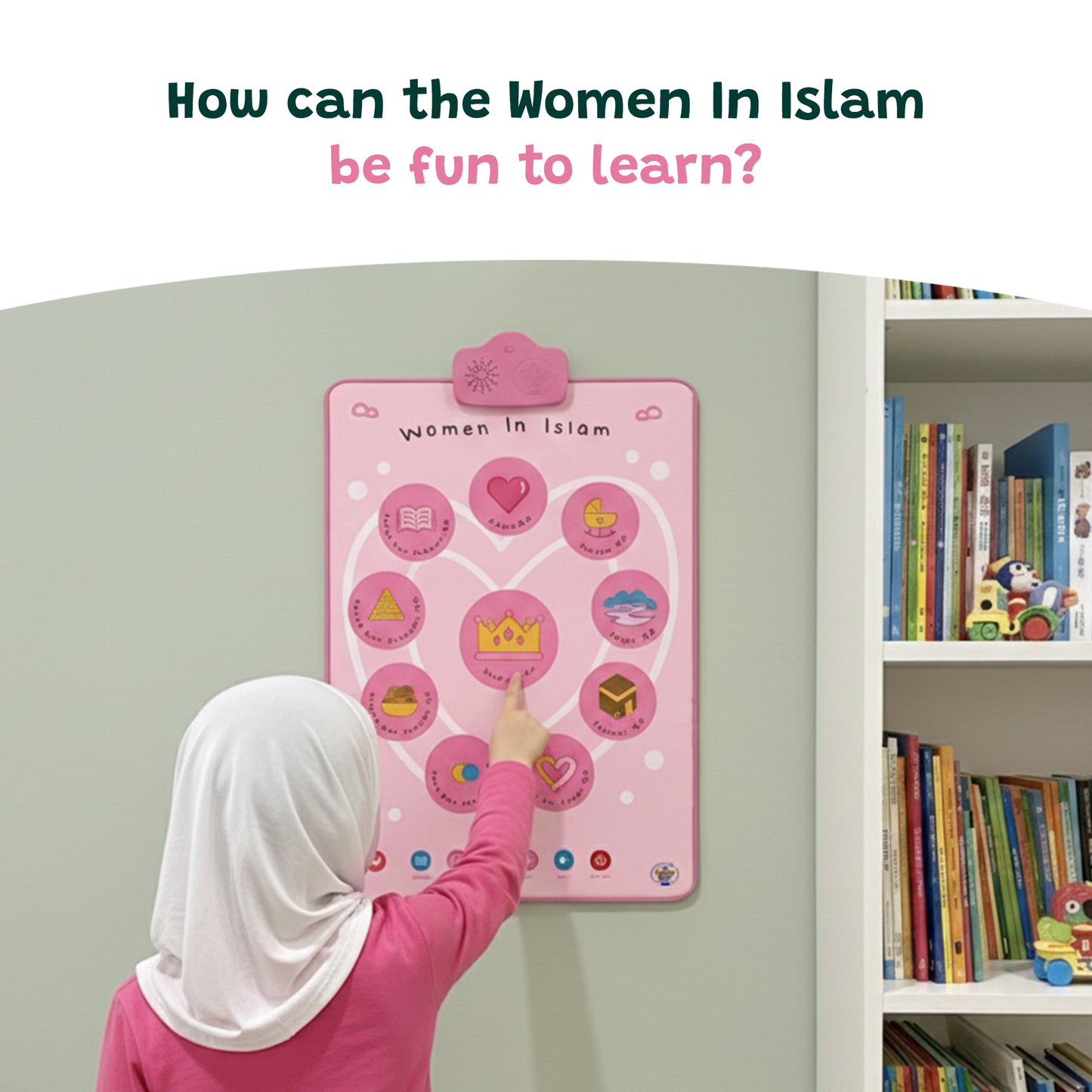 Women in Islam Interactive Wall Art | Audio Learning Mat