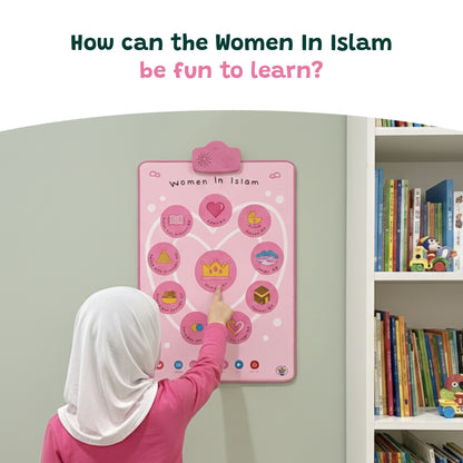 Women in Islam Interactive Wall Art | Audio Learning Mat